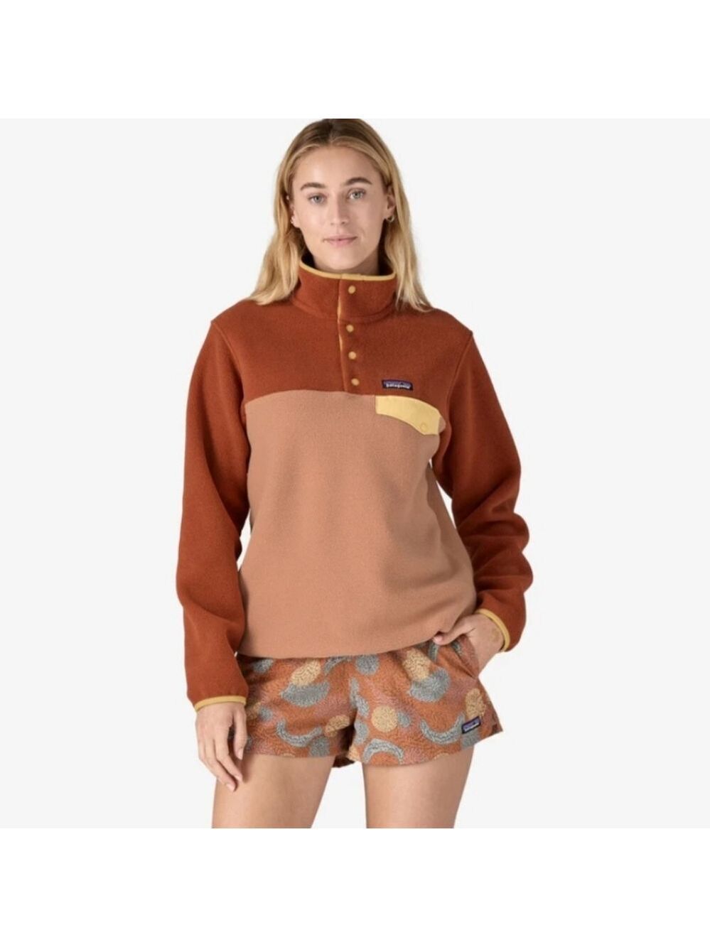 Patagonia Women's Lightweight Synchilla Snap-T Fleece Pullover - Terra Pink